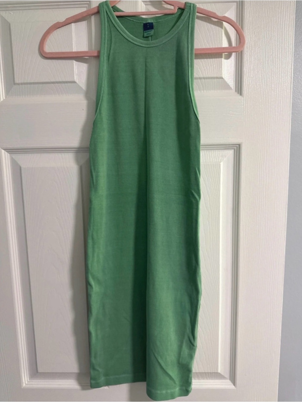 Old Navy Sleeveless Mint Green Tank Midi Dress